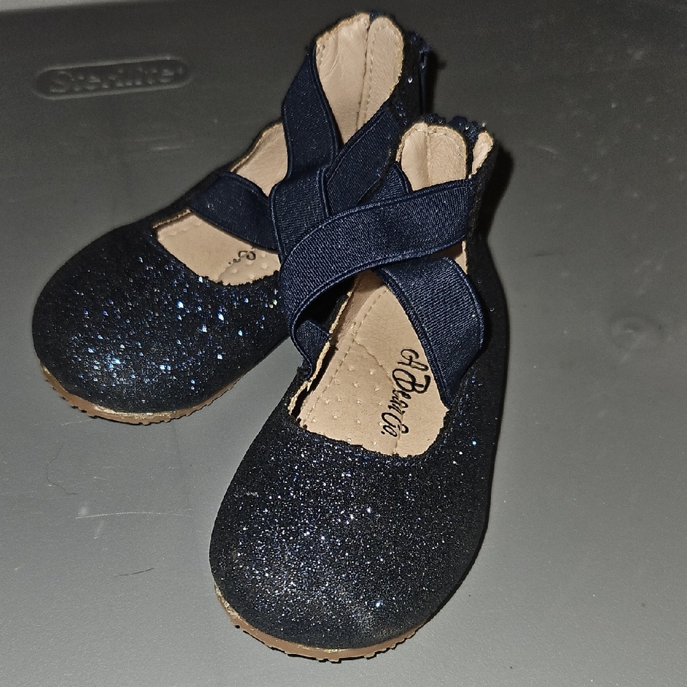 Sparkly Black Kids Shoes